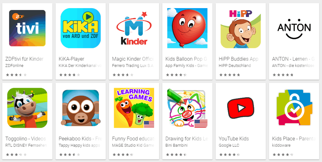 apps für kinder in 2020